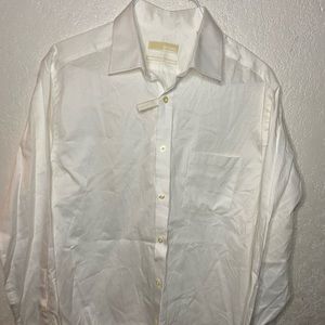 Michael Kors White Button up Dress Shirt